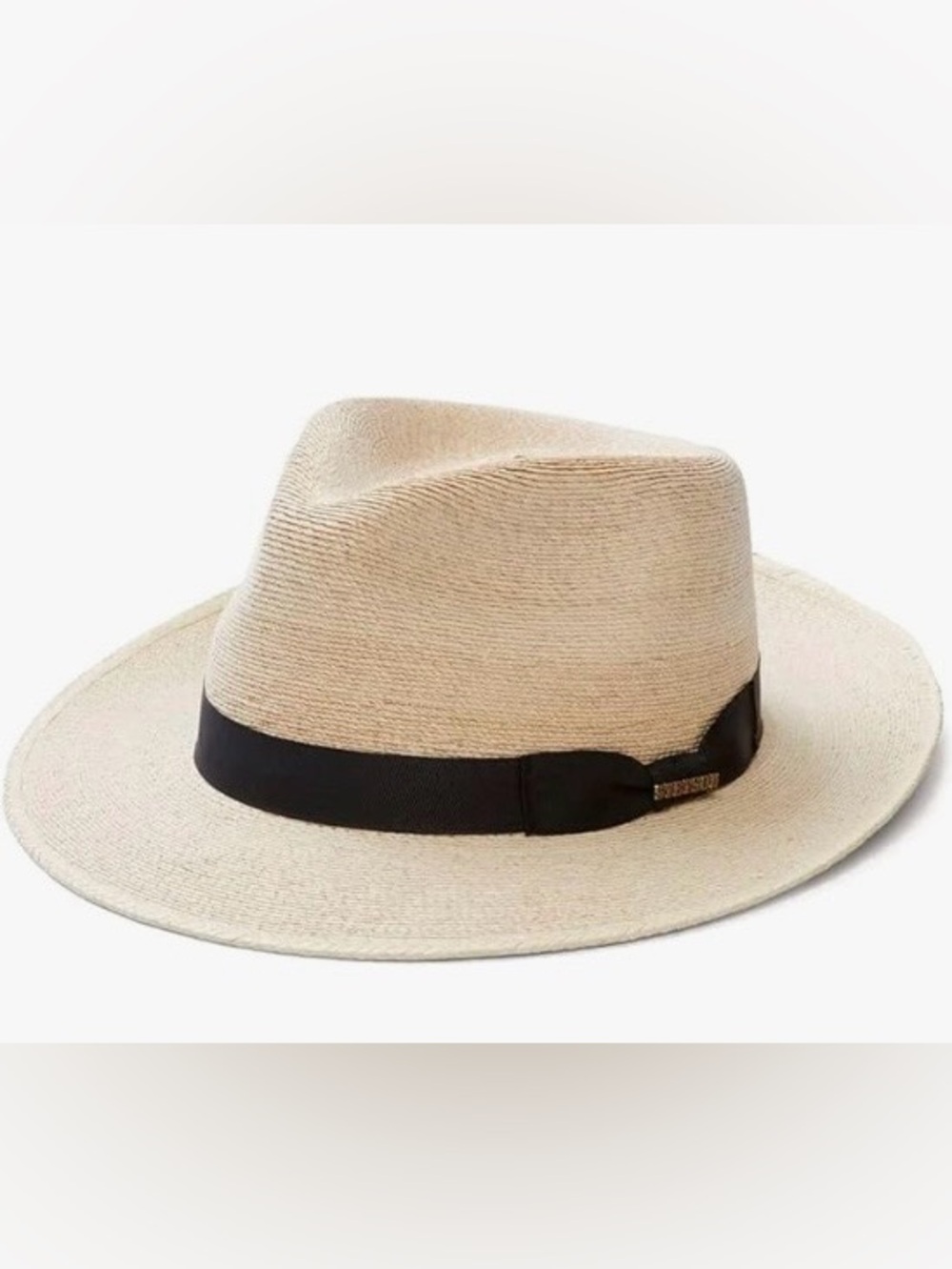 Unisex Stetson Classic Straw Fedora with Black Band Size XL